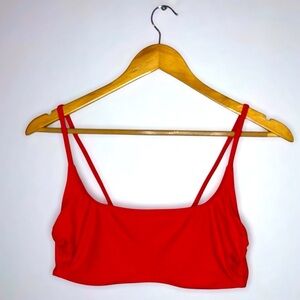 Wild Fable Womans Large Red Strappy Swim Top